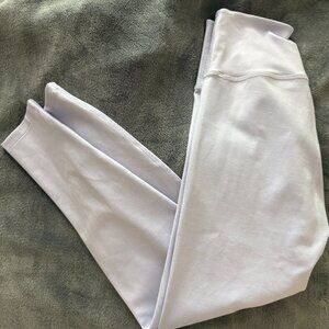 Beyond Yoga Blue Frost Shine High Waisted Midi Legging - Blue Frost Shine / L